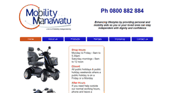 Desktop Screenshot of mobilitymanawatu.co.nz